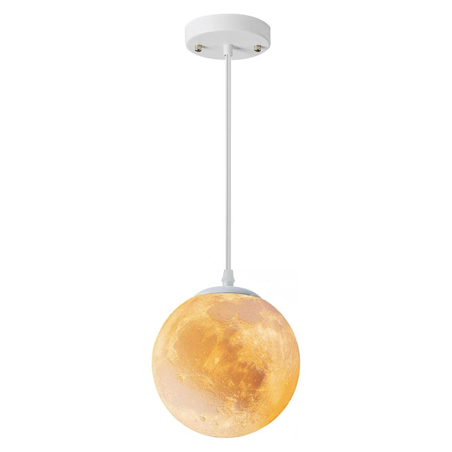 JLOWCO 3D-Printed Moon Ceiling Light